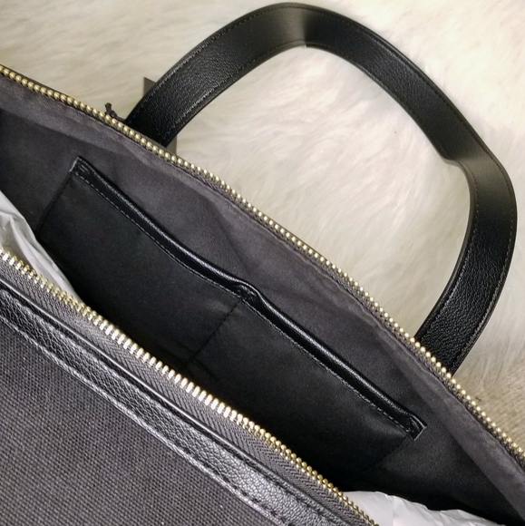 RACHEL ZOE Daisey Canvas Weekend Travel Tote Duffle Bag - Picture 11 of 15